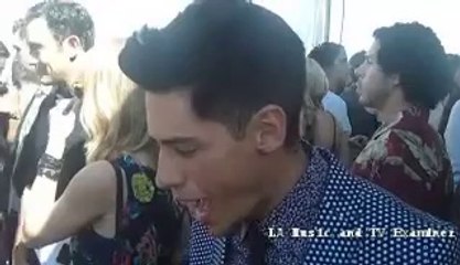 Miguel Pinzon of Mystery Girls at Teen Choice Awards 2014 Blue Carpet