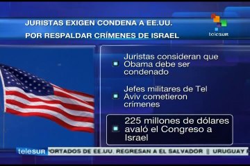Juristas exigen condena a Obama por respaldar crímenes de guerra