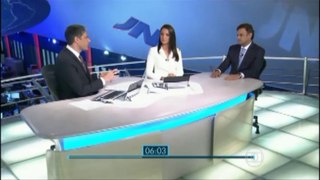 Aécio Neves é entrevistado no Jornal Nacional