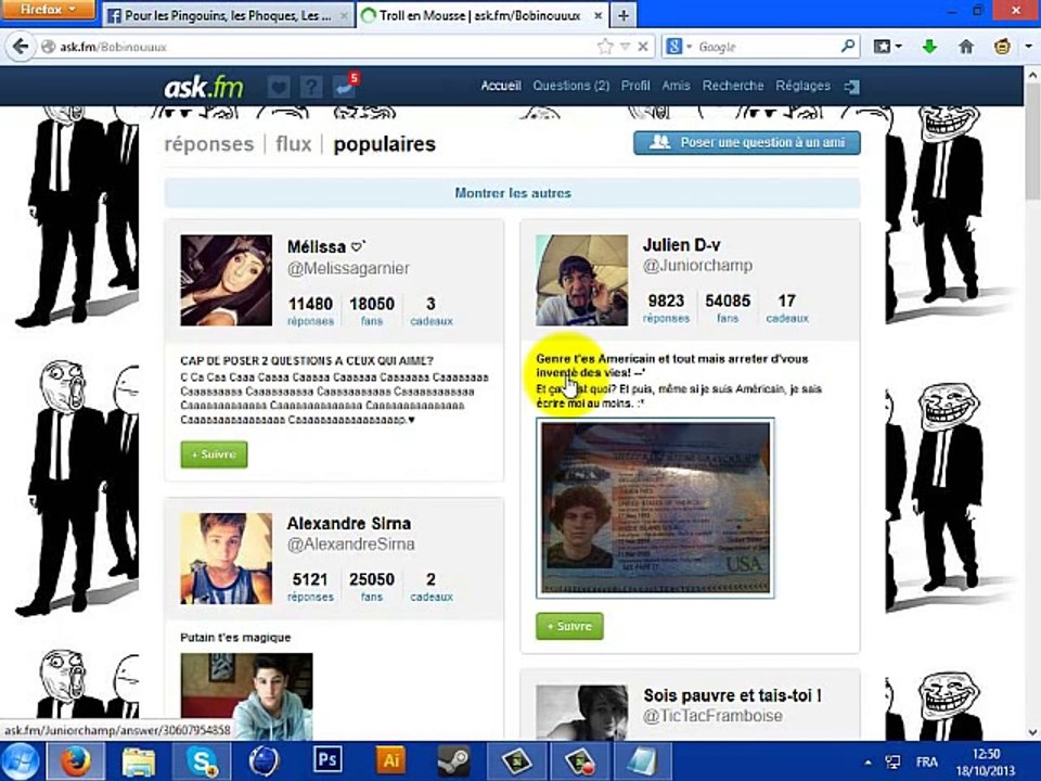 Pirater un compte ask.fm et voir les anonymes sur ask.fm - Août 2014