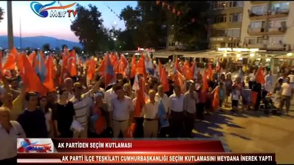 AK PARTİDEN SEÇİM KUTLAMASI