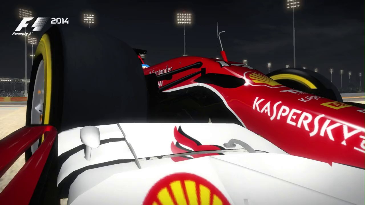 F1 2014 - Fernando Alonso fait son tour de chauffe