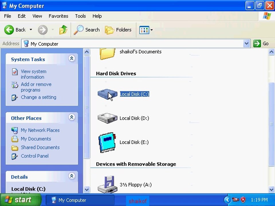 windows xp Tutorial 3-6 in Urdu-hindi Balochi &Bravhi shaikof baloch www.shaigle.com