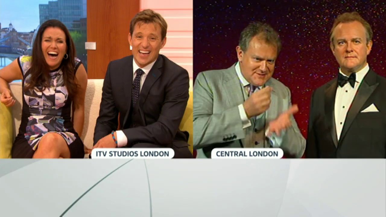 Hugh Bonneville's shock after seeing waxwork