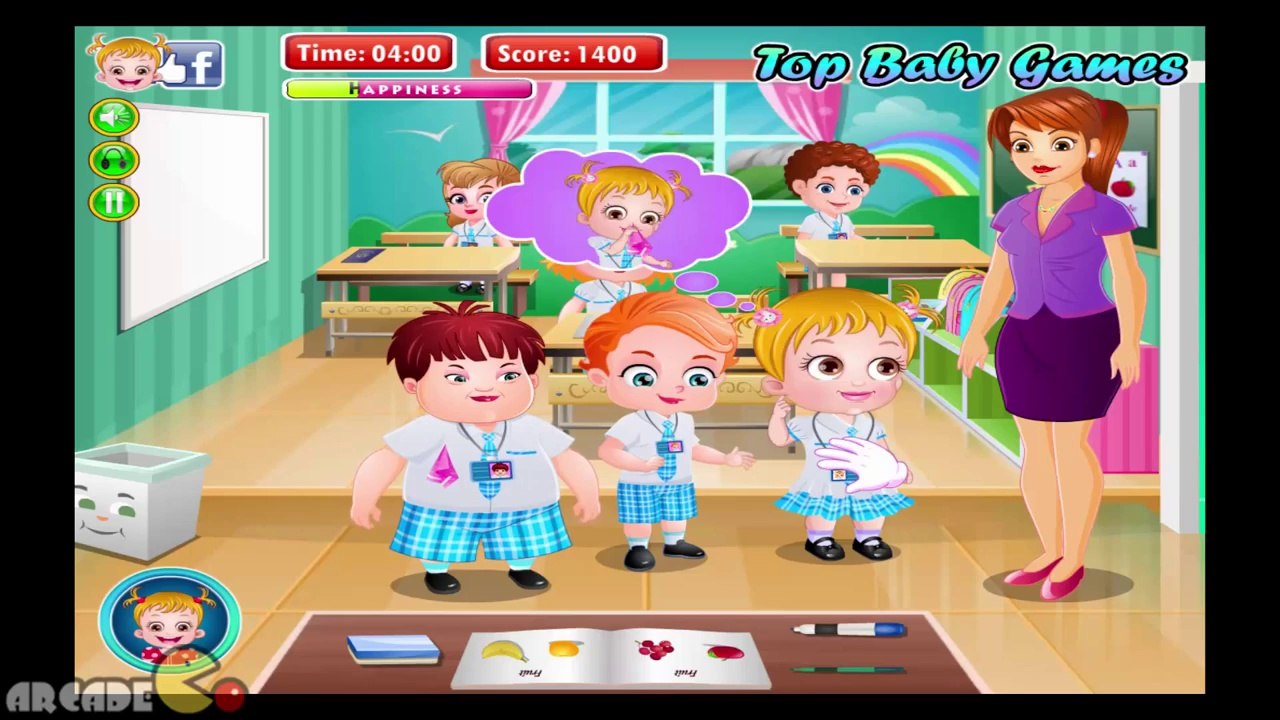 Baby Hazel School Hygiene - Baby Games For Kids - Dora The Explorer