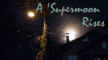 A 'Supermoon' Rises