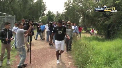 Jorge Borja visitó entrenamiento; J. Luis Trejo y jugadores no hablaron