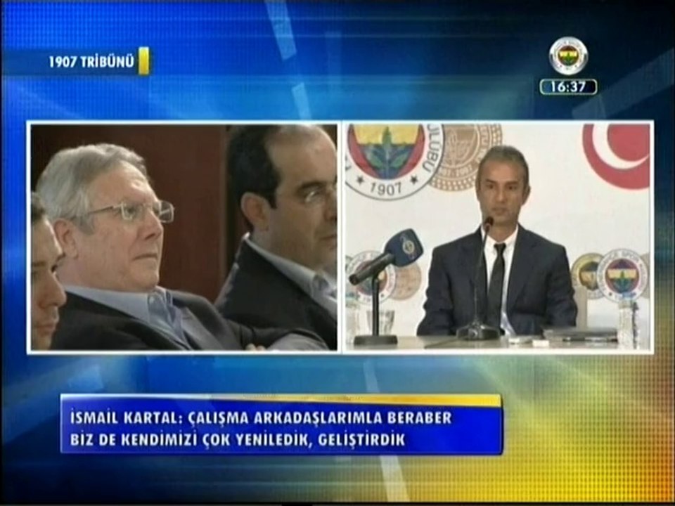 İsmail Kartal, Fenerbahçe ile sözleşme imzaladı. Aziz Yıldırım ve İsmail Kartal'ın açıklamaları...