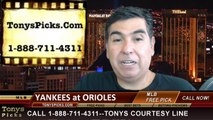 MLB Pick Baltimore Orioles vs. New York Yankees Odds Prediction Preview 8-12-2014