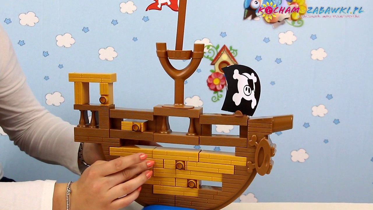 Jenga Pirate Pig Attack - Game / Gra - Star Wars - Angry Birds Go - Hasbro - A6439 - Recenzja