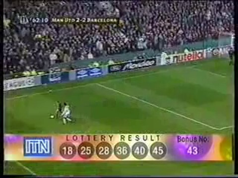 Man Utd vs Barcelona 98-99 2nd half