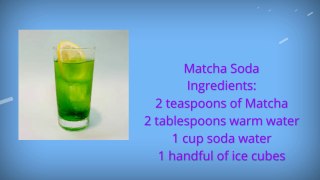 Matcha Soda Recipe -Organic Matcha Tea - Buy Matcha Online