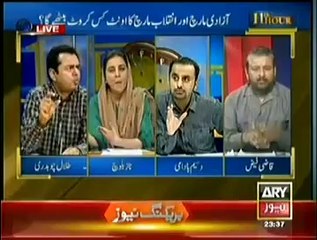11th Hour (11 August 2014) Azadi March Aur Inqilab March Ka Oont Kis Karwat Bethe Gah