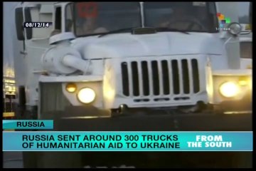 Russian humanitarian aid en route en Ukraine