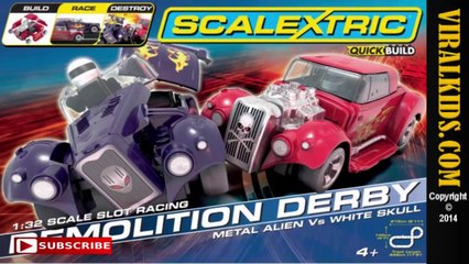 Scalextric - Scalextric QUICK BUILD Demolition Derby Set - C1301 - Race Cars - Review