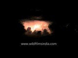 Static discharge in monsoon clouds over Pakistan