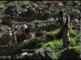 Security personnel patrol pilgrims of Amarnath - Kashmir