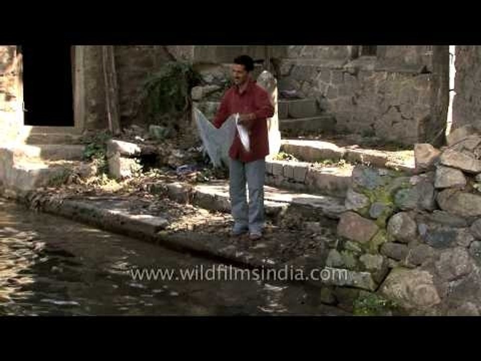 Angler with his catch: Trout fishing in Kashmir's village streams