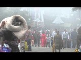 Pedestrians pass by streets,  Mall road, Shimla