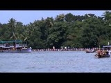 A festive environment at Champakulam snake boat race in Kerala