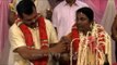 Groom and bride exchange wedding rings: Kerala wedding