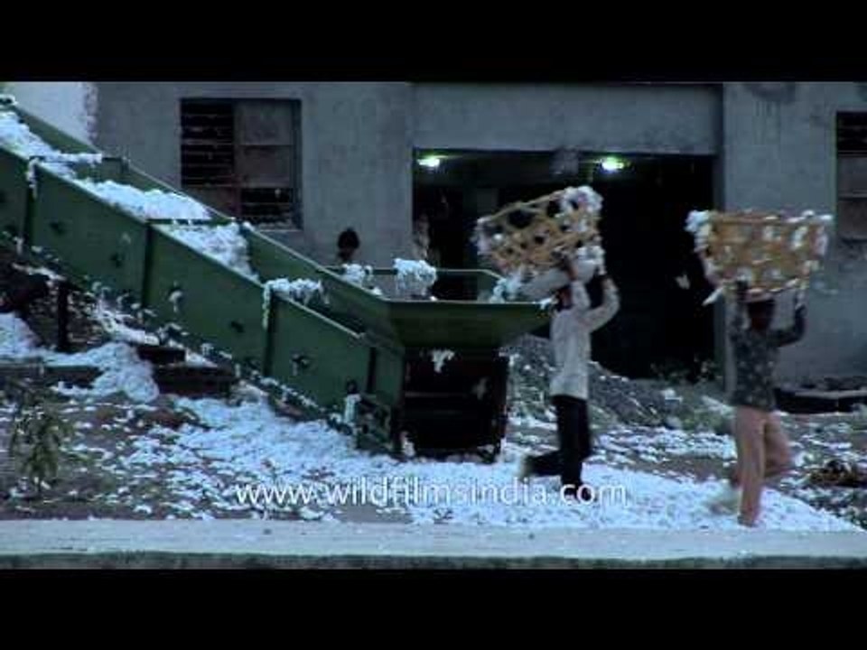 Cotton factory in India