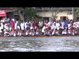 Spectators cheer participants : Snake boat race, Champakulam