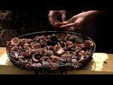 Kodumpuli (Garcinia cambogea) drying in the sun