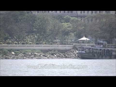 Steamer sailing on Hooghly river - Kolkata