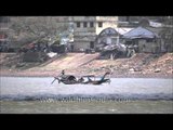 Sailing on the shores of Hooghly river - Kolkata