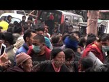 Tibetan pilgrims cluster for 32nd Kalachakra in Bodhgaya