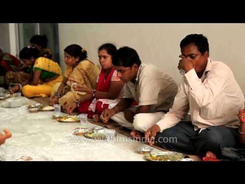 Annaprasad at Jagannath Mandir - Thyagraj Nagar, Delhi