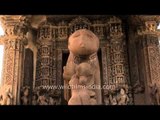 Erotic stonework at Khajuraho Temple, Madhya Pradesh