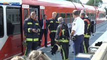 Beelden: Kortsluiting in trein Groningen Europapark - RTV Noord
