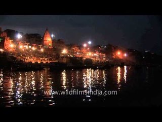 Evening boat ride on holy river Ganga - Varanasi