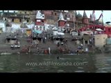 View of Varanasi ghats - Uttar Pradesh