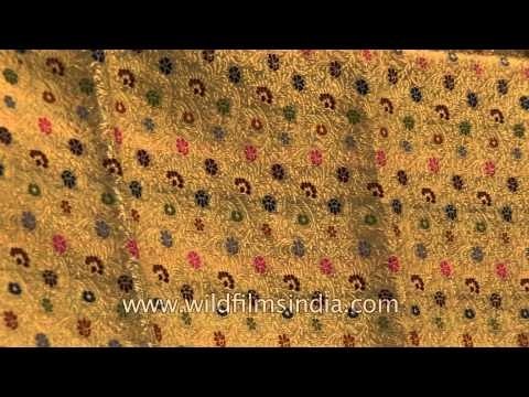 Embroidery handcrafted bedsheets of Varanasi