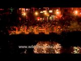 Glimpse of evening aarti at Dashashwamedh Ghat of Varanasi