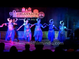 Odissi dance performance at Jagannath Rath Yatra - Delhi
