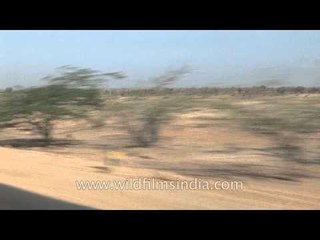 Route towards Jaisalmer, Rajasthan