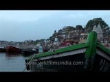 Boat ride down the Ganges in Varanasi