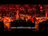 Evening view of Ganga aarti: Dasasvamedh Ghat of Varanasi