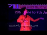 Kathak dance performance by Sunny Shishodiya
