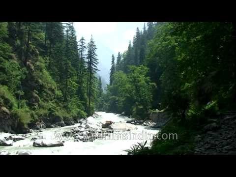 Tons River in Uttarakhand's lower Har ki dun valley