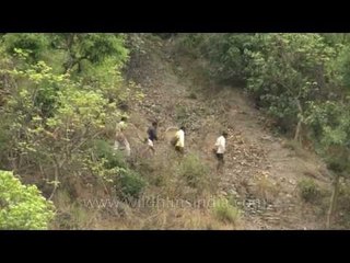 Village fishermen on their way to Maund Mela, Uttarakhand