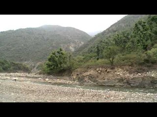 Panoramic view of area around Aglar River