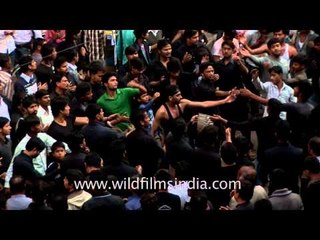 Mourning of Muharram marked with chest beating