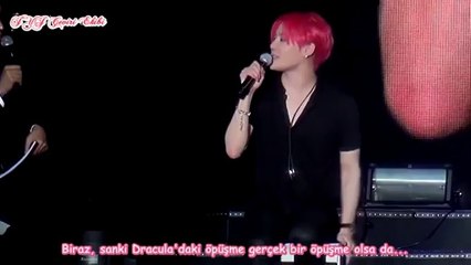 [Türkçe Altyazı] Dracula'da masumca öpüşen Junsu
