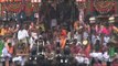 Devotees throng around the chariots - Jagannath Rath Yatra, Puri