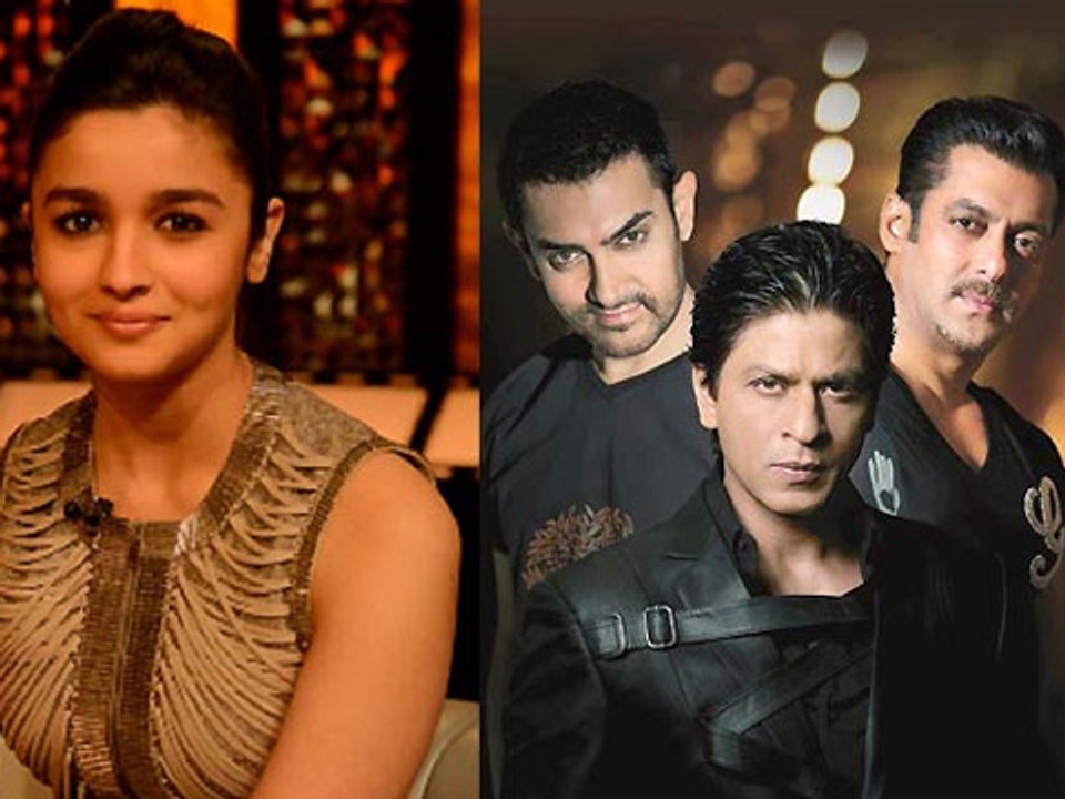Alia Bhatt Will Not Work With Khans ?